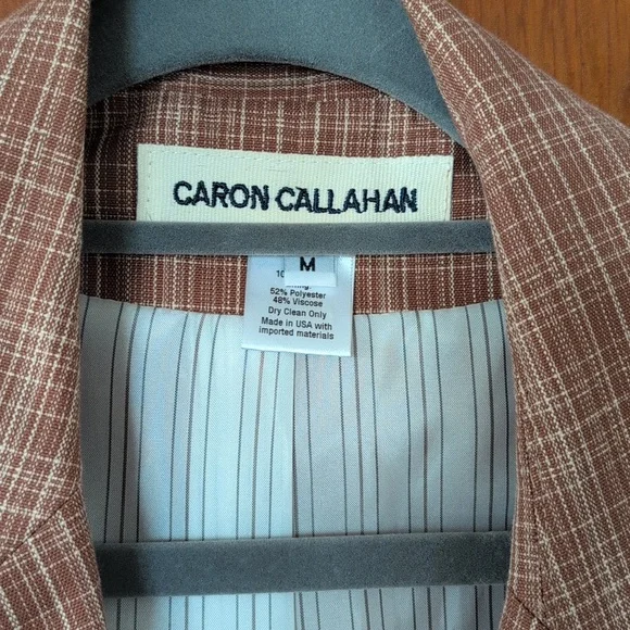 Caron Callahan Claudia Blazer in Auburn Plaid - Picture 2 of 5